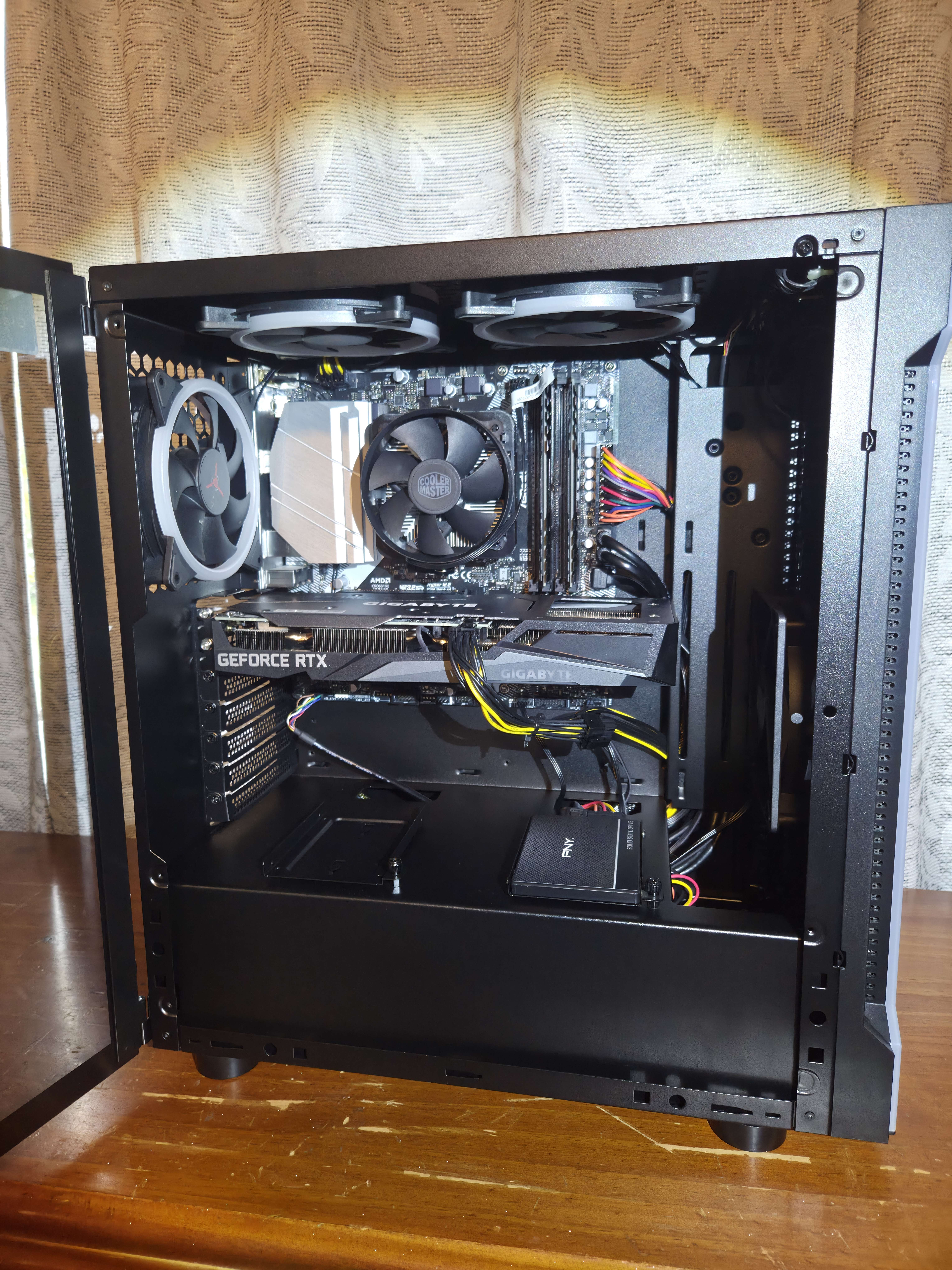 A cleaned computer.